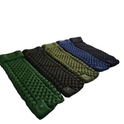 China Lightweight Hot Selling Goods Inflatable Air Sleeping Mat Camping Portable Traveling Widened Waterproof Ultralight Protection for sale