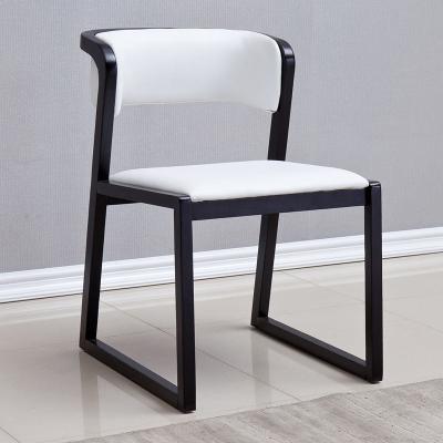 China Technician Stool Pedicure Chair Equipment Wood Frame Stool Metal Base Nordic Modern Chairs for sale