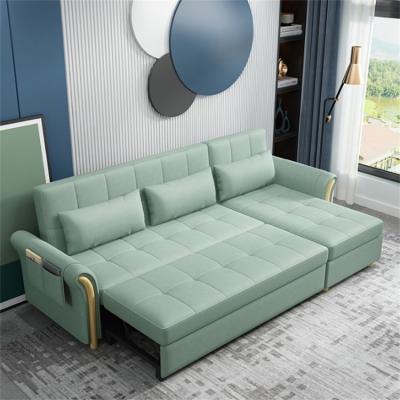 China Cheap Price Latex Foldable Conner Folding Multifunction 1 Set Living Room Sofa Cum Bed Modern for sale