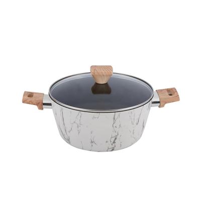 China SHENZHAN Various OEM Sustainable Promotional Goods Using Large Aluminum Noodle Soup Pot With Lid for sale