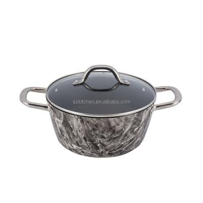 China SHENZHAN OEM Sustainable Promotional Good Quality Stock Soup Pot Restaurant Soup Pot 24cm for sale