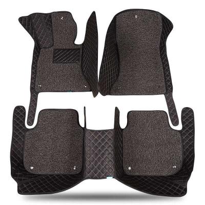 China Fashion Luxury New Arrivals Wear Resistant Water Proof Leather 5D Car Mat for sale