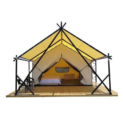 China Outdoor Camouflage/Field Game Hotel Tents Cover Shell Canvas Bell Tent Hard Top Tent for sale