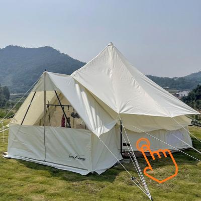 China Camouflage Game Canada Vacation / Rainproof Field And Sunscreen Cotton Yurt Bell Hotel Tents for sale