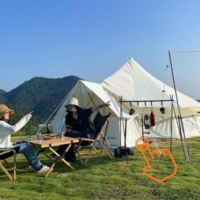 China Outdoor 8-12 Persons Camouflage/Field Big Game Luxury Dome Camping Family Bell Hotel Tent for sale