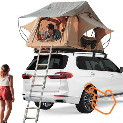 China Camouflage / Field Game Suv Outdoor Roof Top Folding Car Camping Top Tent for sale