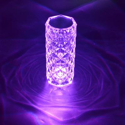 China EU factory wholesale charging contact dimming decorative pink LED bar table table lamp for sale