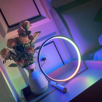 China CHUSE RC Manufacturer LED Desk Lamp Control Night Light RGB Modern Table Lamp for sale