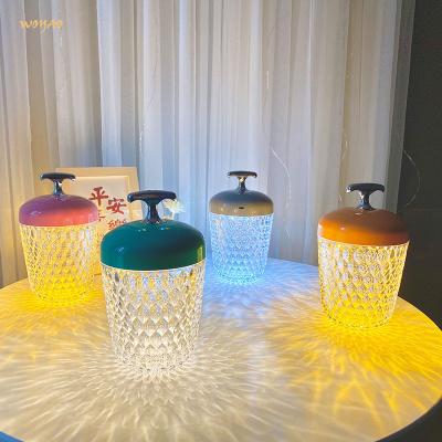 China Modern Rechargeable Portable Portable LED Lamp Atmosphere Table Bedside Chuse Night Light Small Dimming for sale