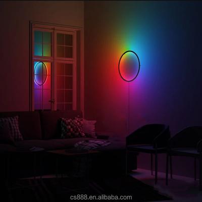 China CHUSE modern Amazon RGB or 3000K-6000K dimming remote APP new product contral wall lamp for bedroom for sale