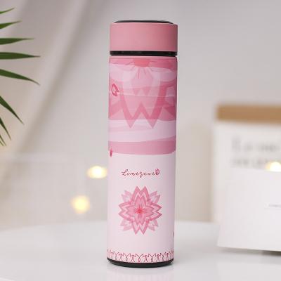 China New Creative Wholesale Minimalist Fashion Stainless Steel Gift Vacuum Cup, Customized Double Walled Insulated Thermos Office Water Bottle for sale