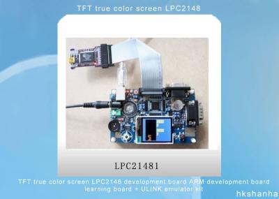 China TFT true color screen LPC2148 IC electronic components development board ARM development board learning board + ULINK emulator kit for sale