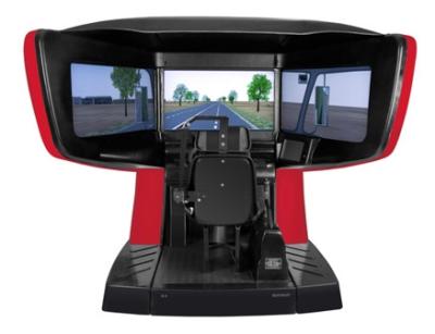 China Virtual electronic training simulator , 3d car simulator driving for sale