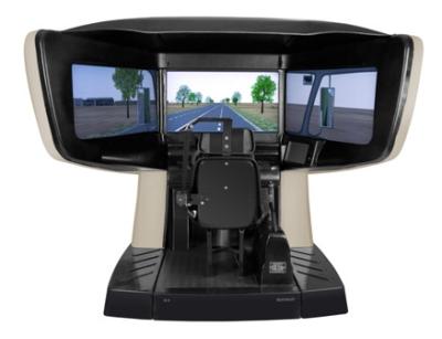 China Interactive driving simulator , Truck Driver Learning Training Simulator for sale