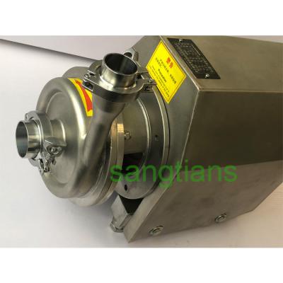 China Drinking Water Treatment Oil, Water, Milk, Shampoo 110V/220V Food Grade Stainless Steel Centrifugal Pump for sale