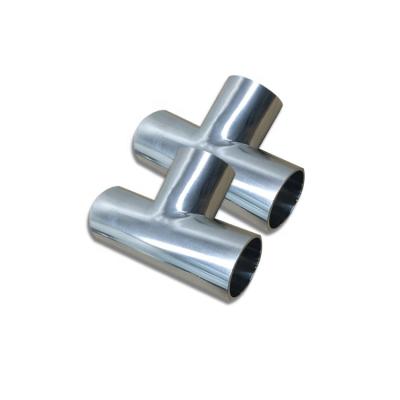 China High Durability SS316L/SS304 Food Grade Flange Pipe Fittings Stainless Steel Sanitary Equal Tri Flange for sale