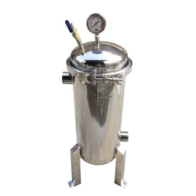 China food & Beverage & 1/5/10 Micron Pharmaceutical PP/PE/Muiti Bag Filter Stainless Steel Single Housing Bag Filter for sale