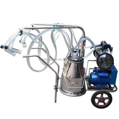 China Farms Stainless Steel Single Double Bucket Portable Goat Cow Milking Machine for sale