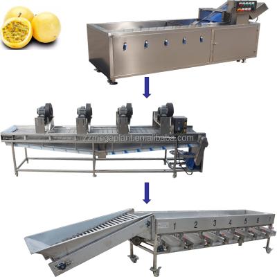 China Washing And Orange Grader High Efficiency Apple Sorter / Potato Grading Line for sale