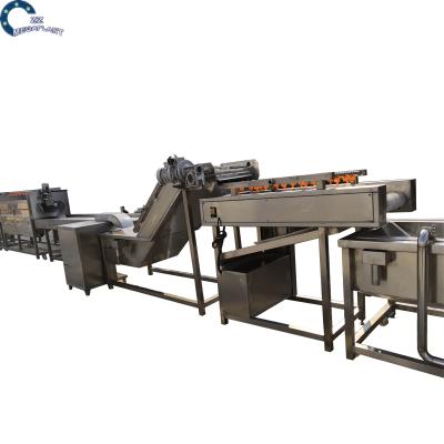 China China supplier automatic production potato chips/automatic natural french fries making machine production line/fresh potato chips production line for sale