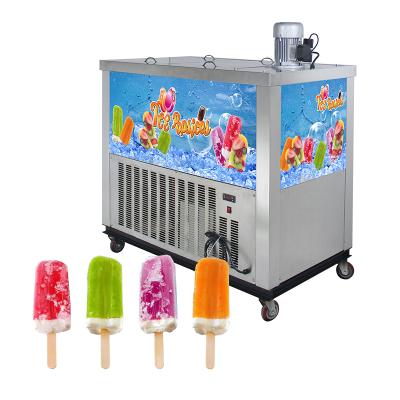 China Commercial Frozen Food Factory Popsicle Popsicle Lollipop Making Machine With 2 Molds Ice Cream Stick Maker For Sale for sale