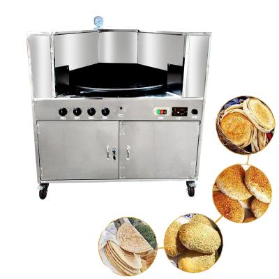 China Factory gas flat bread oven snack kitchen tandoori chapati tortilla bread Arabic pita Lebanese naan automatic roti for sale