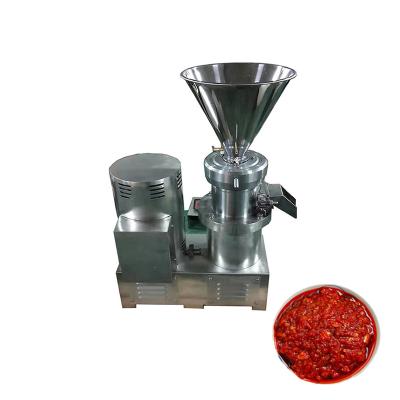 China Dairy Factory Sesame Paste Chili Sauce Making Machine Mill Peanut Butter Colloid Grinder for sale