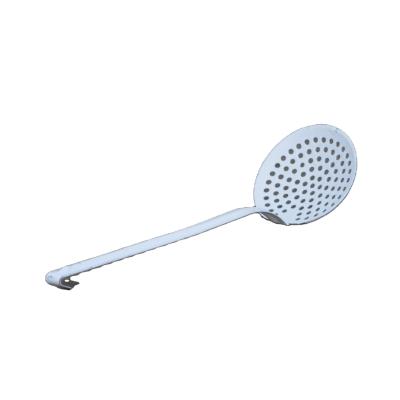 China Sustainable Enamel Steel Table Spoon Hot-pot Colander for sale