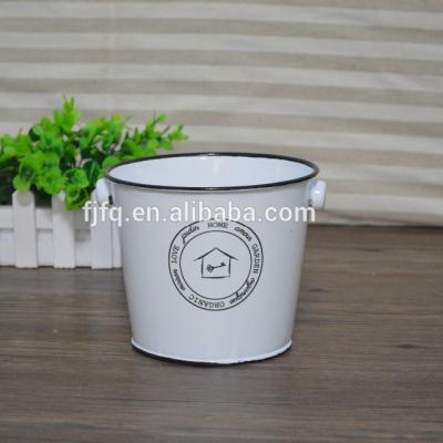 China Viable antique enamel safe kids gardening toys/small buckets/garden metal flower pot/planter/buckets for sale