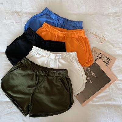 China wholesale Anti-wrinkle drawstring cheap elastic loose girls hot shorts pants china clothing running women's casual yoga sports shorts for sale