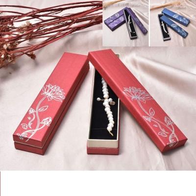 China Paper/Cardboard Paper Hairpin Box Jewelry Gift Box Hanging Ironed Anemone Necklace Box for sale