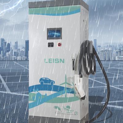 China Competitive Price Mobile Electric Vehicle Charging Socket For 30Kw Electric Car Integrated DC Charging Stack LSEV-DC750/180-DS for sale