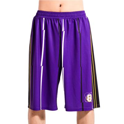 China Wholesale High Quality Antibacterial Purple Color Sublimated Men's Tank Top Eco Friendly Breathable Adults Wear Basketball Underpants for sale