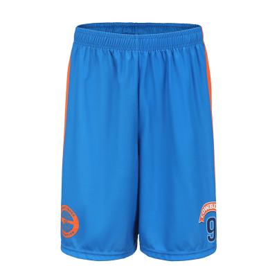 China Antibacterial high quality inner string stretch polyester fabric sublimation basketball four way adjustable waist shorts for sale