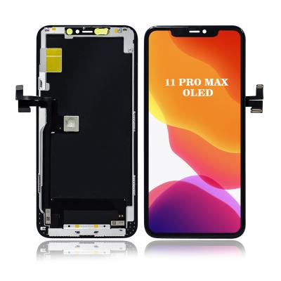 China Tough Quality Oled Mobile Display LCD Screen For Iphone 11 pro pantalla de Para de PRO max OLED MAX 11 celulares Hard Work for sale