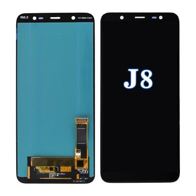 China 2021 EASIT 17 years professional replacement part oled the display for Samsung j8 6 inch for sale