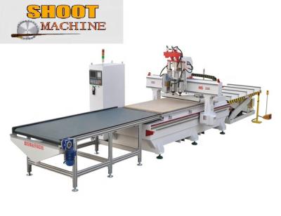 China SHD-1325 automatic advertising and unloading company cnc loading router with traveling size 2500*1260*200mm and working size 2440*1240*50mm for sale