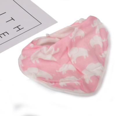 China Latex Free Washable Bibs And Organic Clothes Cotton Baby Triangle Saliva Burp for sale