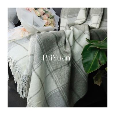 China CLASSIC 100% Cotton Custom Design Throw Blanket Throw Blanket For Sofa PY00208 for sale