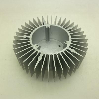 China Radiator Round Led Radiator Cooling For High Power COB Lighting With Car for sale