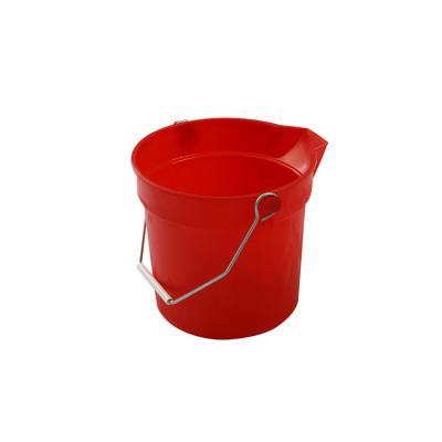 China Sustainable Plastic Cleaning 10L Bucket With Degree Scale for sale