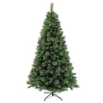 China Arbol De Navidads High-quality Resistance Solvent Decorative Christmas Tree For Pine Needle PVC Christmas Tree Home Artificial Natale for sale