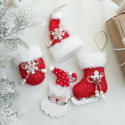 China Arbol De Navidads Christmas Felt Felt Pendant For Home Party Decoration Christmas Pendant Ornaments For Tree for sale