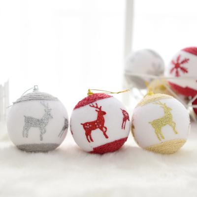 China Environmental Friendly Christmas Decoration Supplies Promotional Gift 23.5cm Christmas Styrofoam Balls For Ornaments for sale