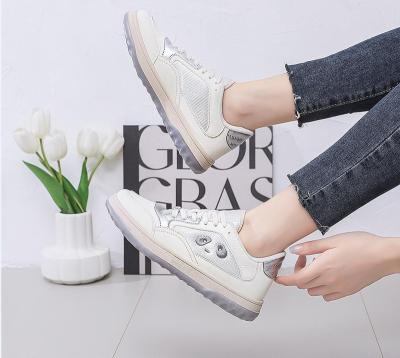 China Fashion Trend Summer Autumn Women Embroidery Logo Breathable High Quality Sneakers Casual Shoes for sale