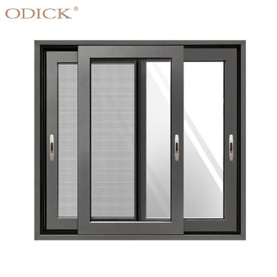 China Commercial Residential Australian Folding Screen Standard Sliding Window Double Glazed Sliding Windows for sale