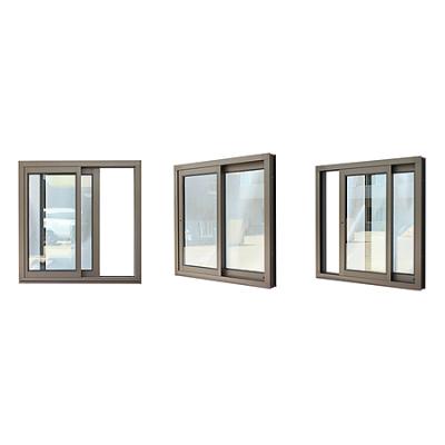 China Aluminum Folding Screen Sliding Window Smart Glass Aluminum Windows And Door Commercial Residential Window for sale