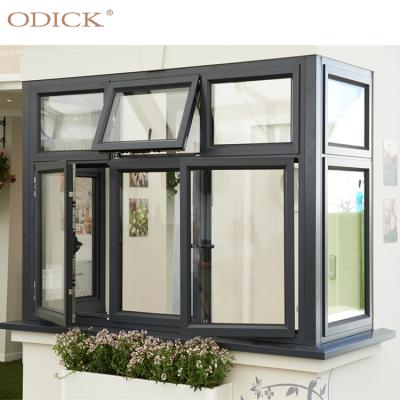 China Retractable Impact Design Folding Screen Window Tent Hurricane Burglar Water Storm Proof Sound Window for sale