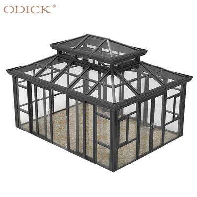 China Customized Modern Glass Garden Conservative Room , Glass Roof Sunrooms And Glass Homes for sale