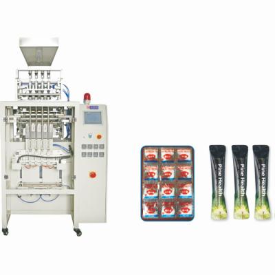 China Full Automatic Food 4 Lane Sugar Sachet Weighting And Filling Packaging Machinery for sale